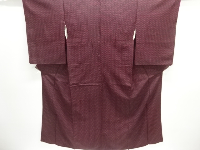 大正ロマン　小花模様織出し着物